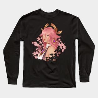 Yae Miko, Genshin Impact Long Sleeve T-Shirt